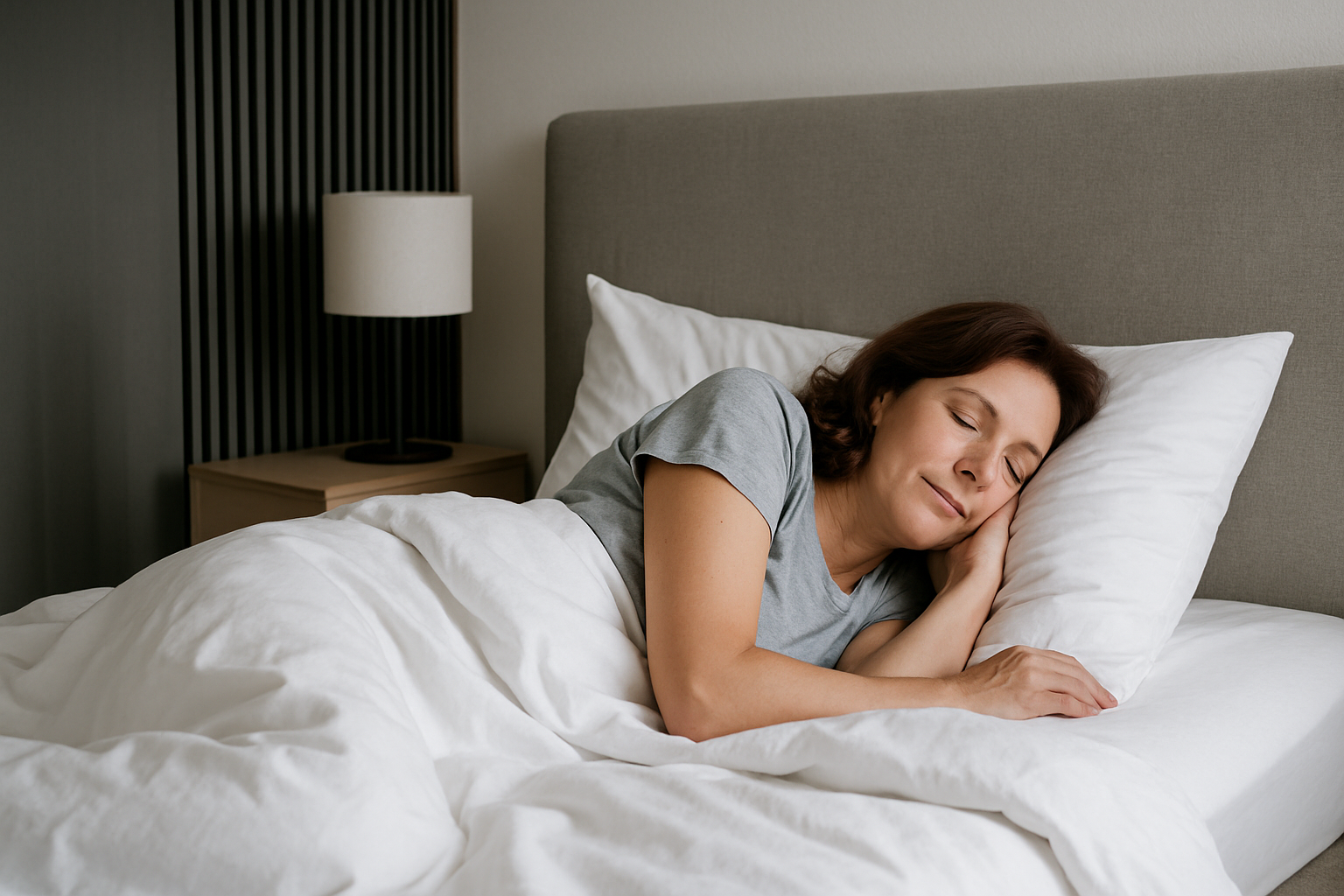 20251212 2213 schlafende frau im schlafzimmer simple compose 01kca6hfbdfs6b3n0m4x21pfts