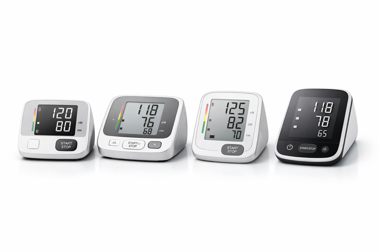 Eine Auswahl moderner Blutdruckmessgeräte